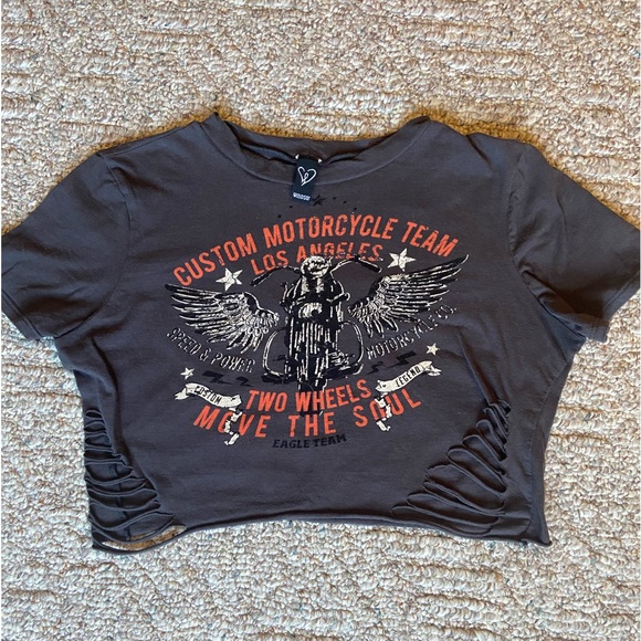 Windsor Motorcycle Crop Top - Picture 4 of 10